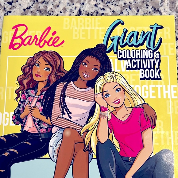 Barbie | Other | Barbie Giant Coloring Book | Poshmark